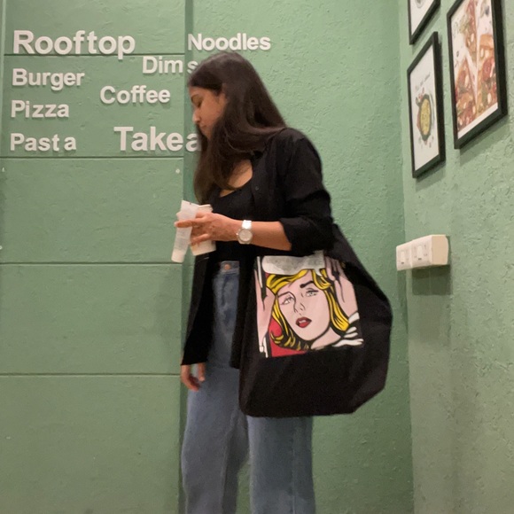 Uniqlo × ROY LICHTENSTEIN eco friendly tote bag | - Picture 5 of 13